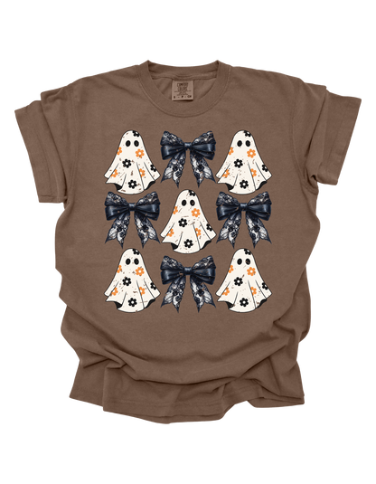 Flowered-Ghost Coquette Comfort Colors T-Shirt