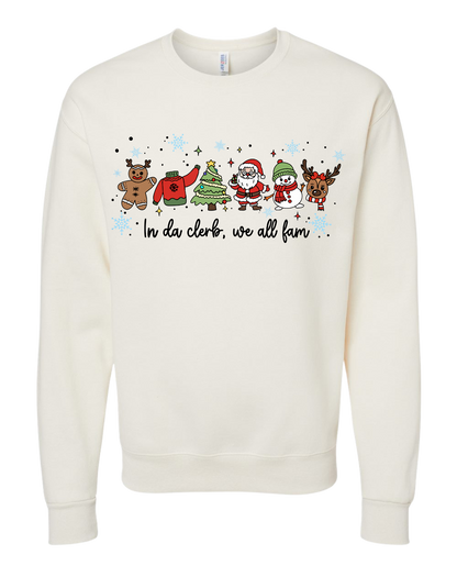 In Da Clerb, We All Fam Crewneck