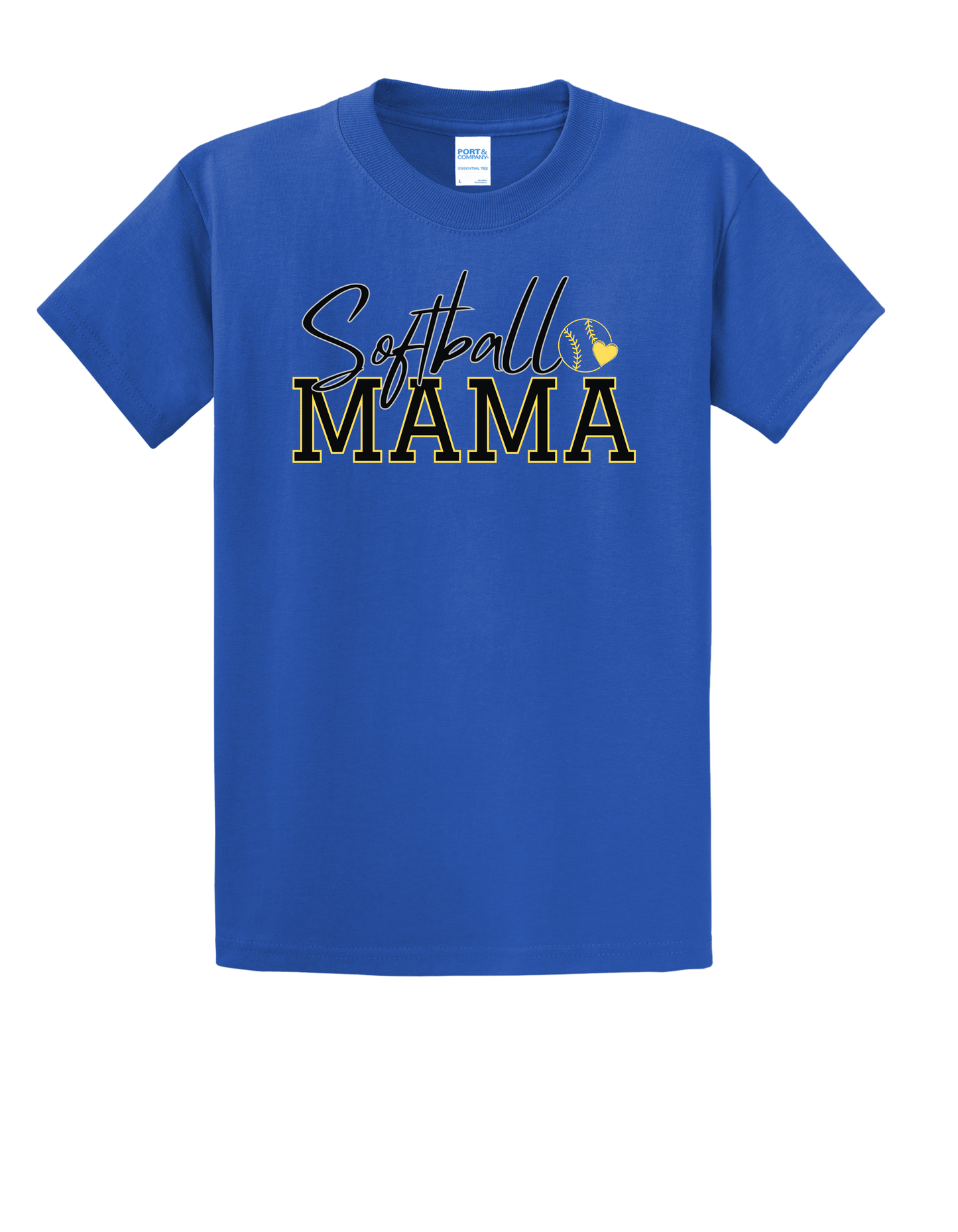 Softball Mama "CUSTOM NAME" T-Shirt - PLEASE READ DESCRIPTION