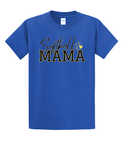 Softball Mama "CUSTOM NAME" T-Shirt - PLEASE READ DESCRIPTION