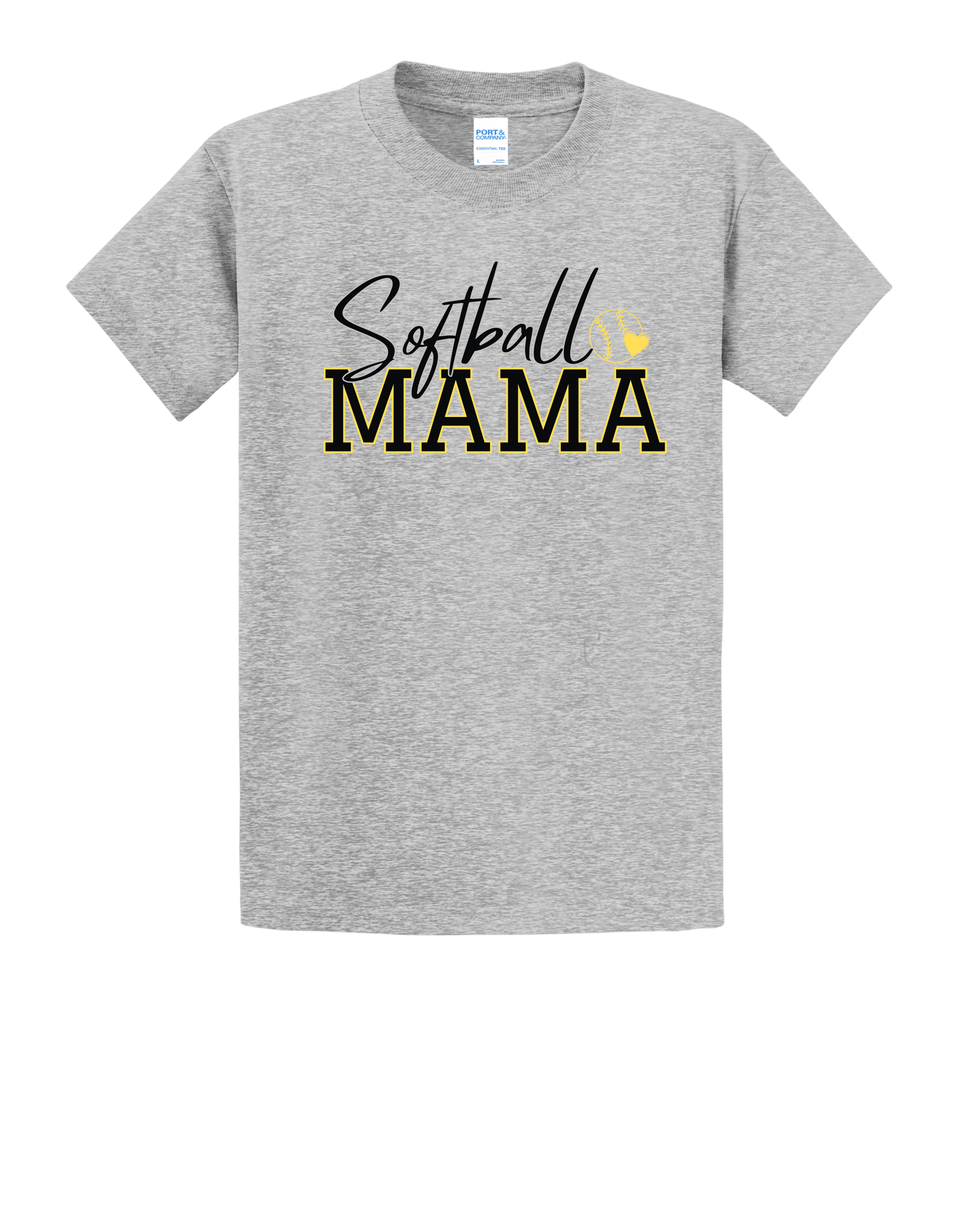 Softball Mama "CUSTOM NAME" T-Shirt - PLEASE READ DESCRIPTION