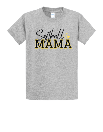 Softball Mama "CUSTOM NAME" T-Shirt - PLEASE READ DESCRIPTION