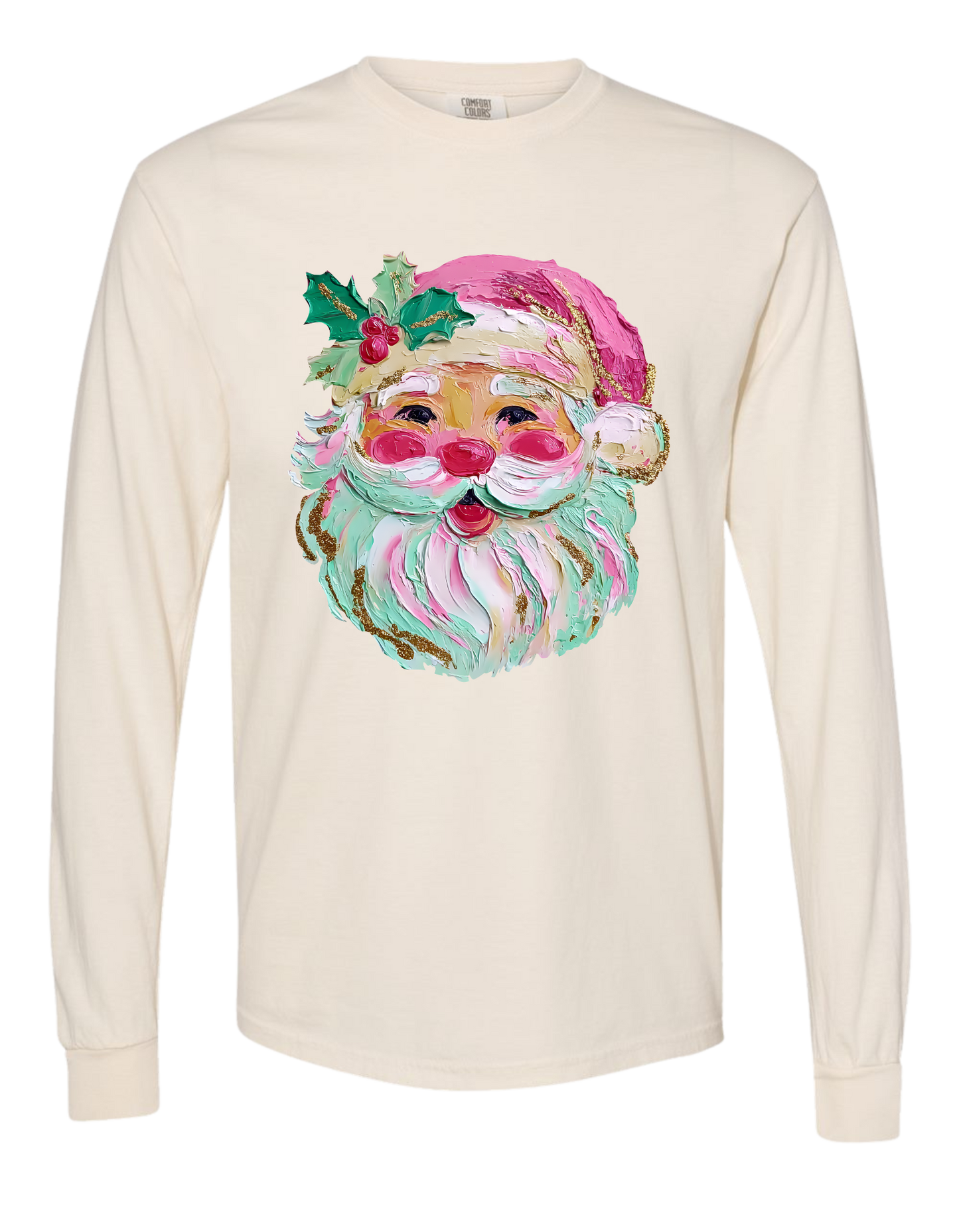 Painted Santa Long Sleeve