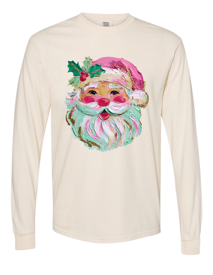 Painted Santa Long Sleeve
