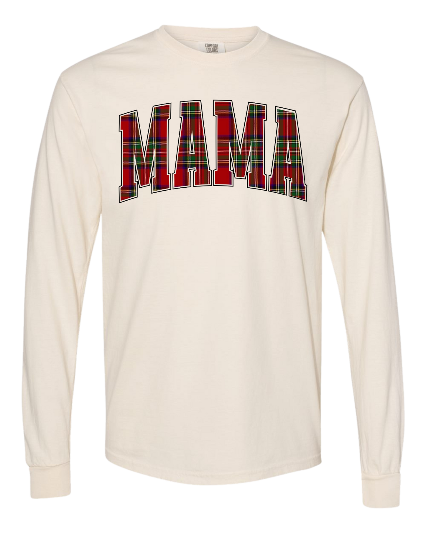 Plaid Mama Long Sleeve