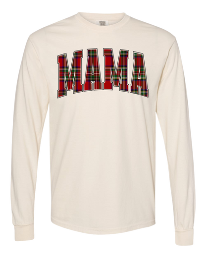 Plaid Mama Long Sleeve