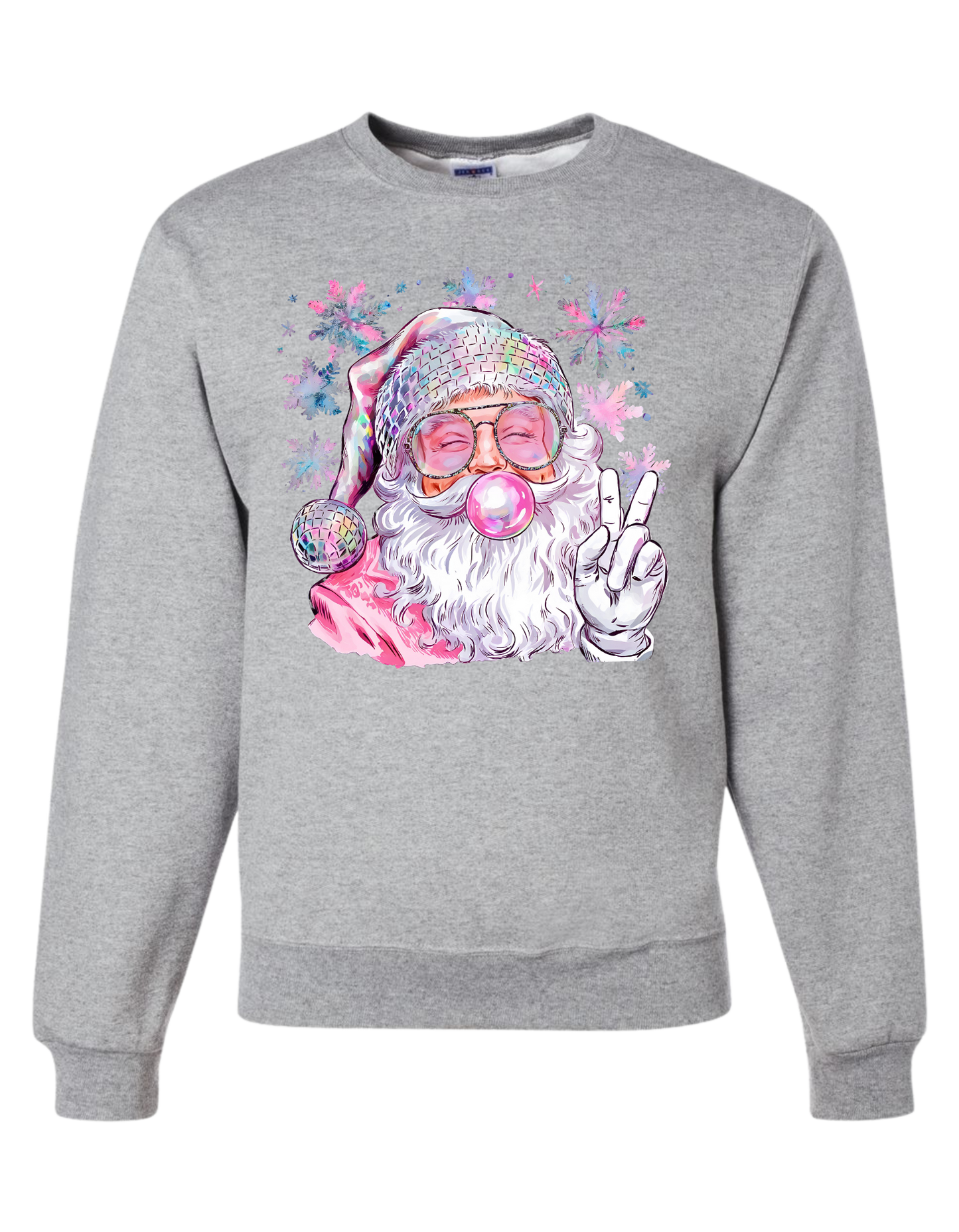 Bubblegum Santa Crewneck