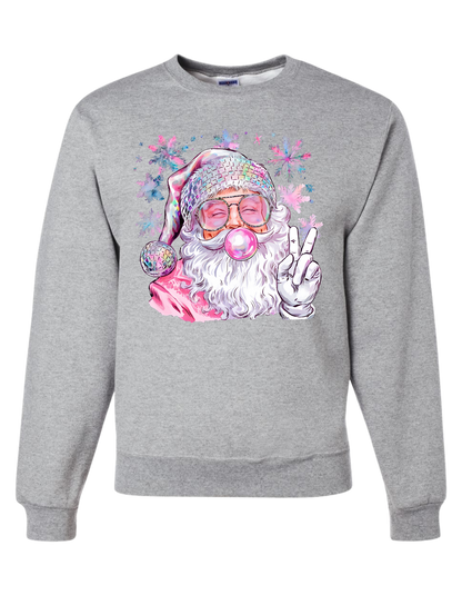 Bubblegum Santa Crewneck