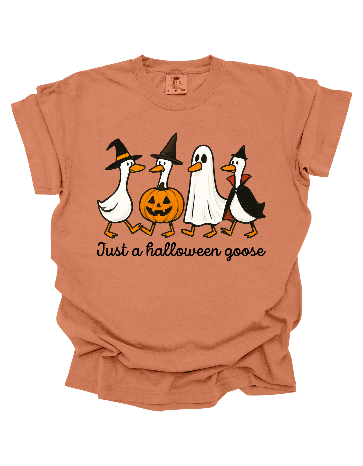 Halloween Geese Comfort Colors T-Shirt