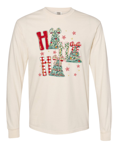 Ho Ho Ho Trees Long Sleeve