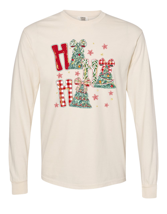 Ho Ho Ho Trees Long Sleeve