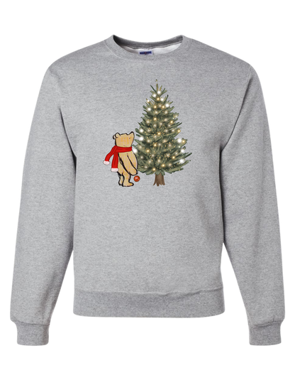 Winnie Christmas Tree Crewneck