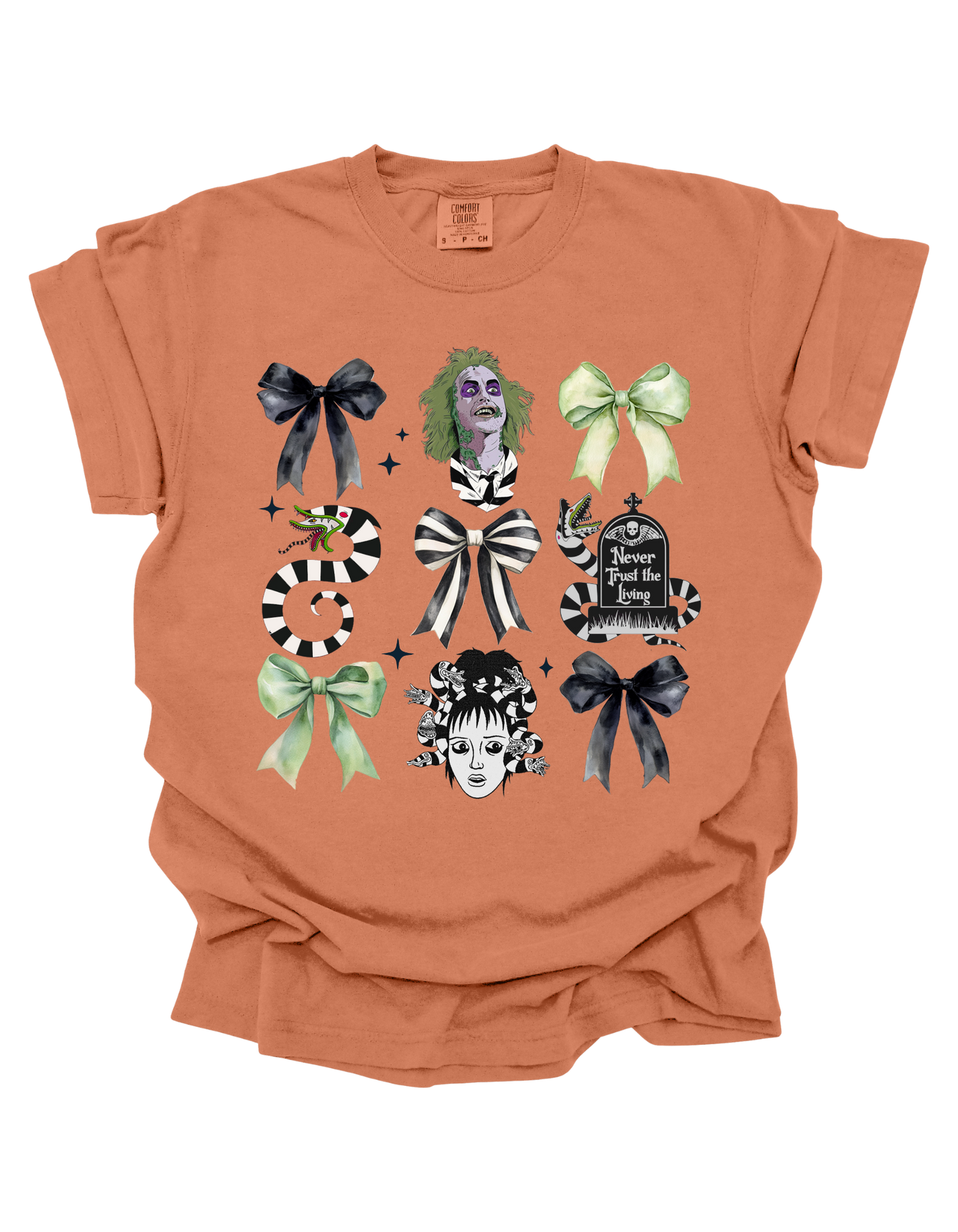 Beetlejuice Bow Coquette Comfort Colors T-Shirt
