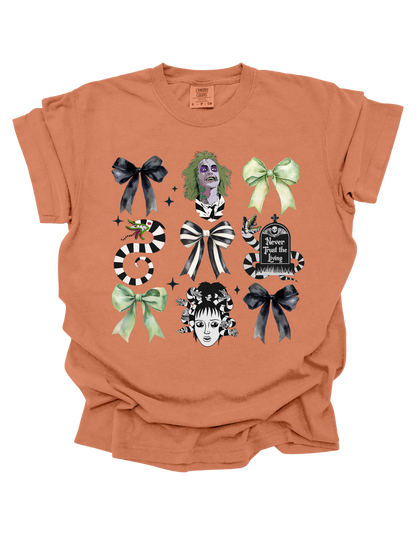 Beetlejuice Bow Coquette Comfort Colors T-Shirt