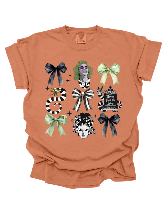 Beetlejuice Bow Coquette Comfort Colors T-Shirt