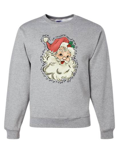 Luke 2:10-11 Santa Crewneck