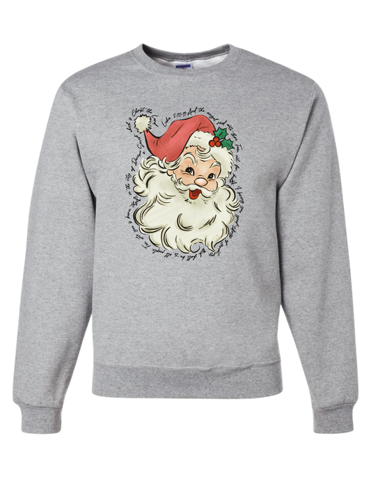 Luke 2:10-11 Santa Crewneck