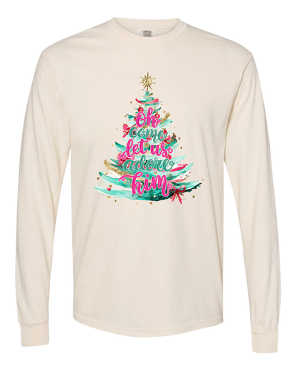 Let Us Adore Him Long Sleeve