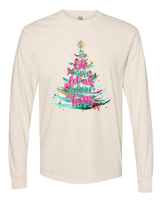 Let Us Adore Him Long Sleeve