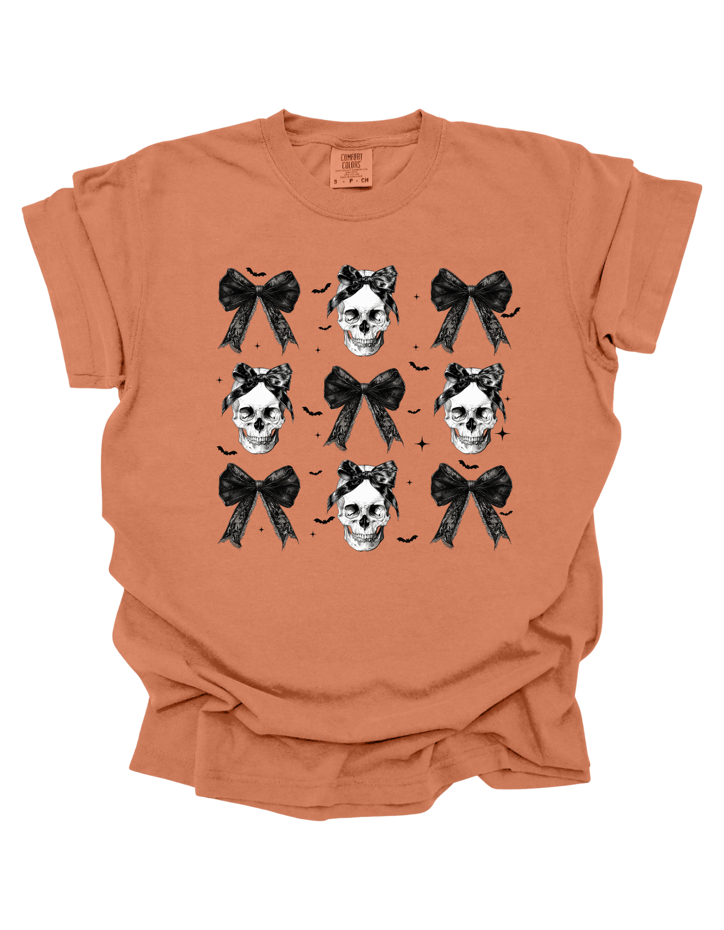 Skull Bow Coquette Comfort Colors T-Shirt
