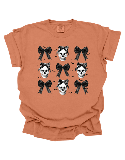 Skull Bow Coquette Comfort Colors T-Shirt