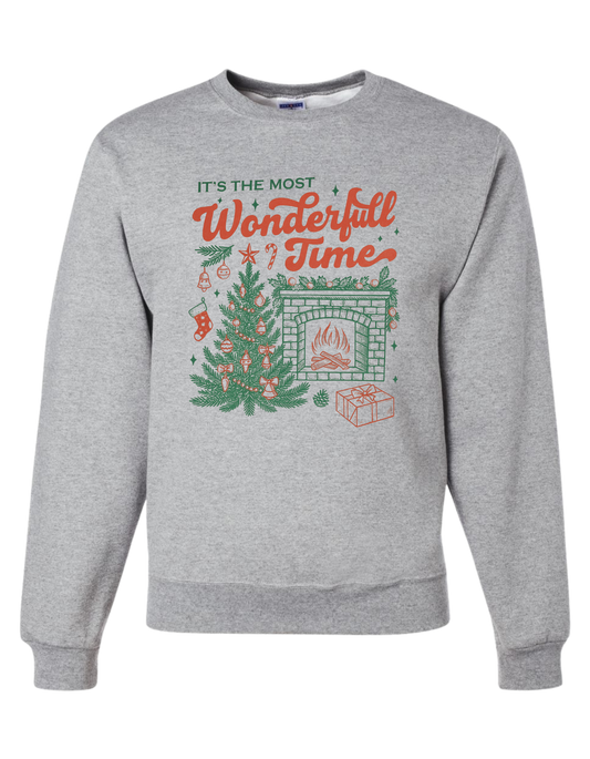 Wonderful Time Fireplace Crewneck
