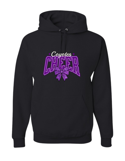 Coyotes Cheer Bow Hoodie
