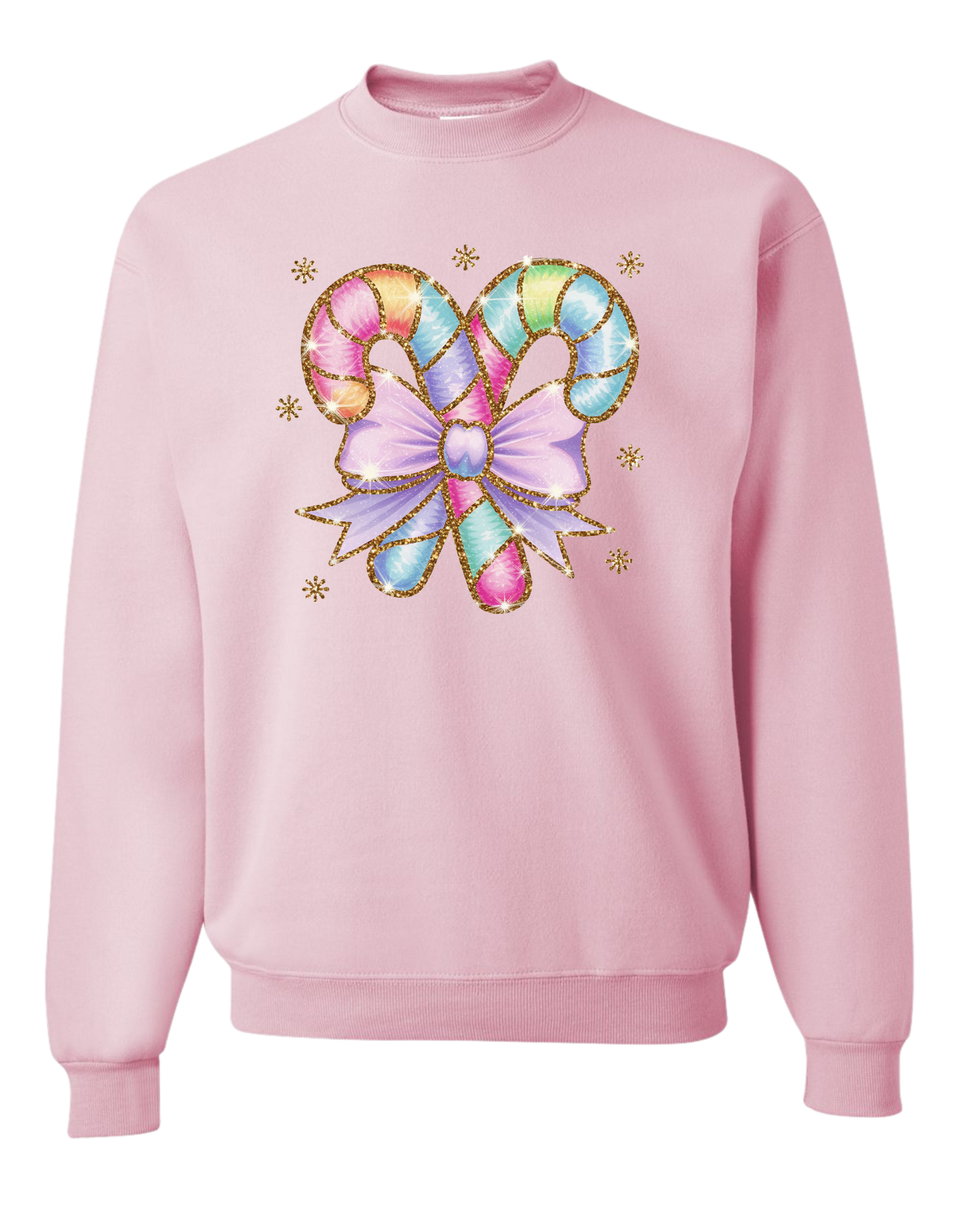 Fun-Filled Candy Cane Crewneck