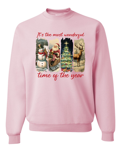 Vintage It's The Most Wonderful Time Crewneck