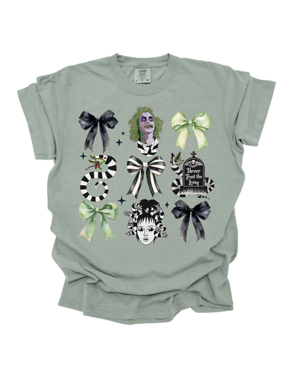 Beetlejuice Bow Coquette Comfort Colors T-Shirt