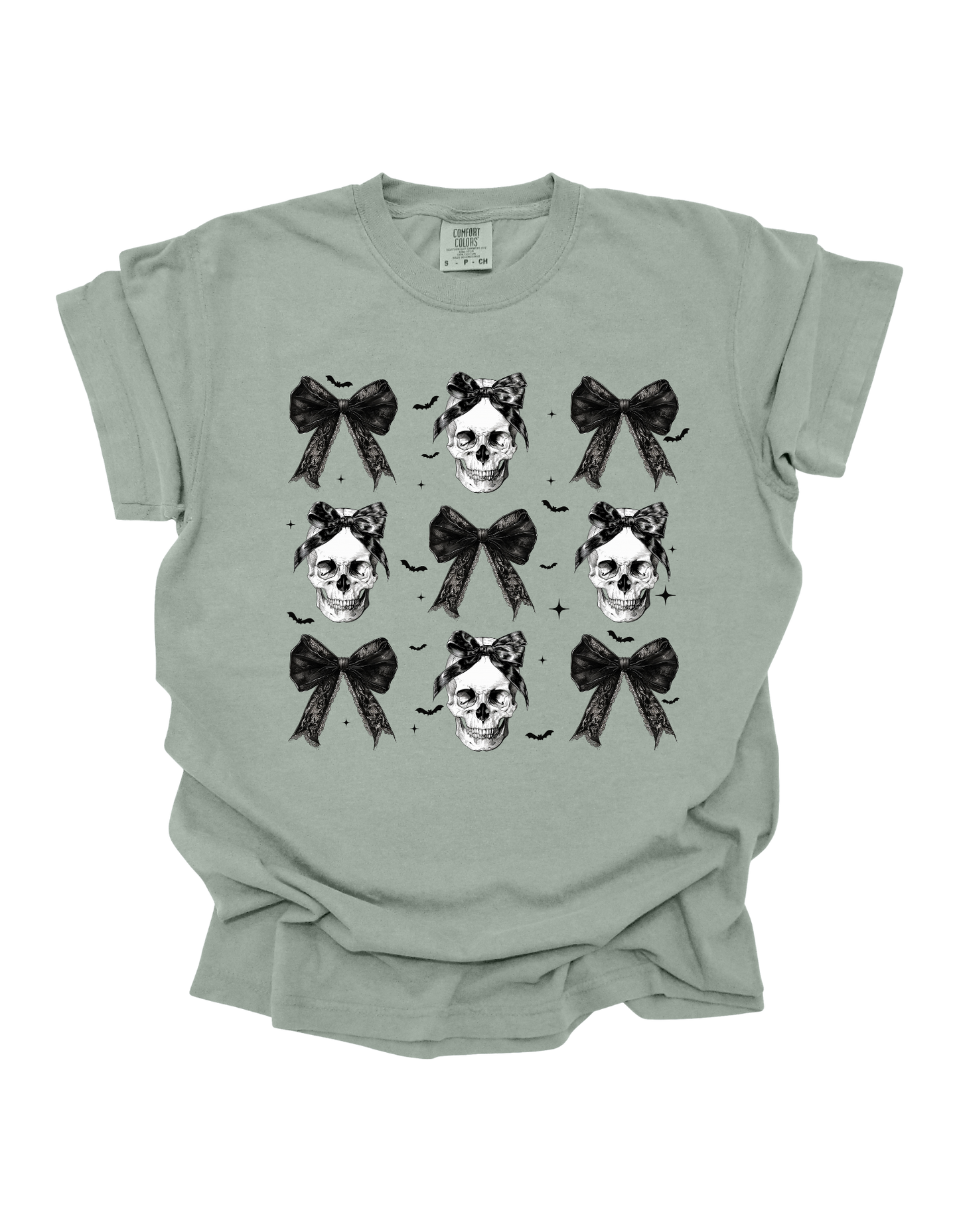 Skull Bow Coquette Comfort Colors T-Shirt