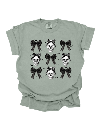 Skull Bow Coquette Comfort Colors T-Shirt
