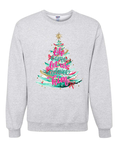 Let Us Adore Him Crewneck