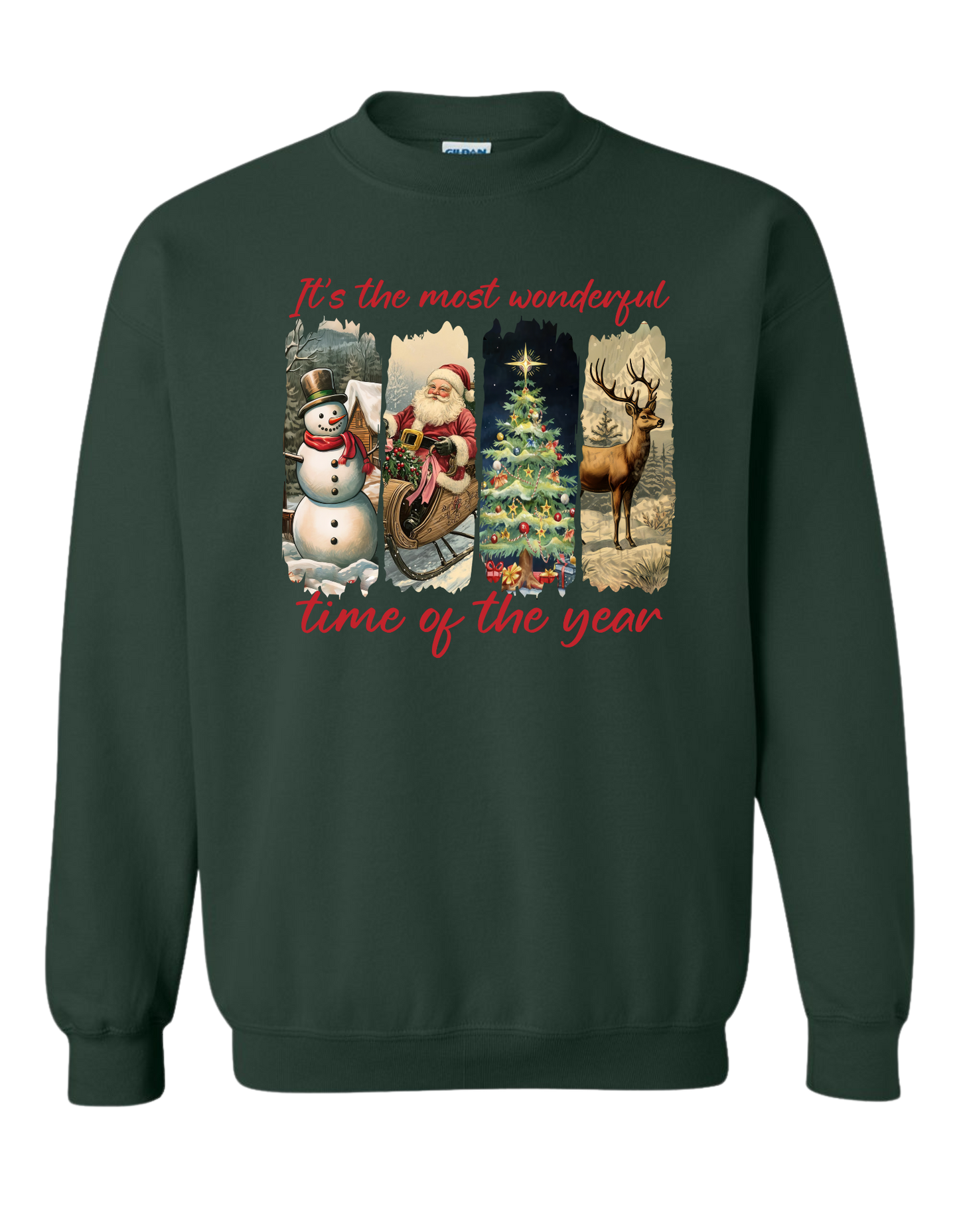 Vintage It's The Most Wonderful Time Crewneck