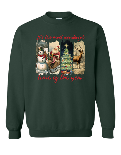 Vintage It's The Most Wonderful Time Crewneck