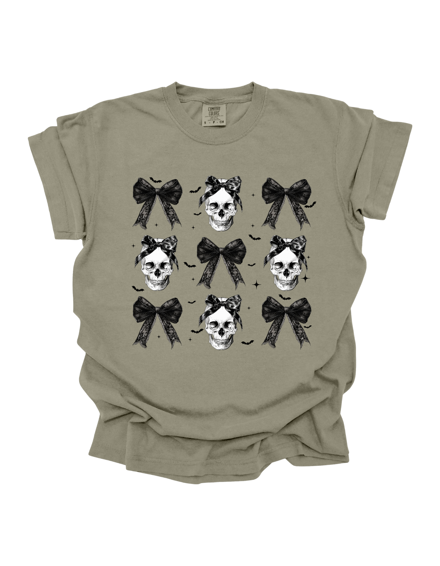 Skull Bow Coquette Comfort Colors T-Shirt