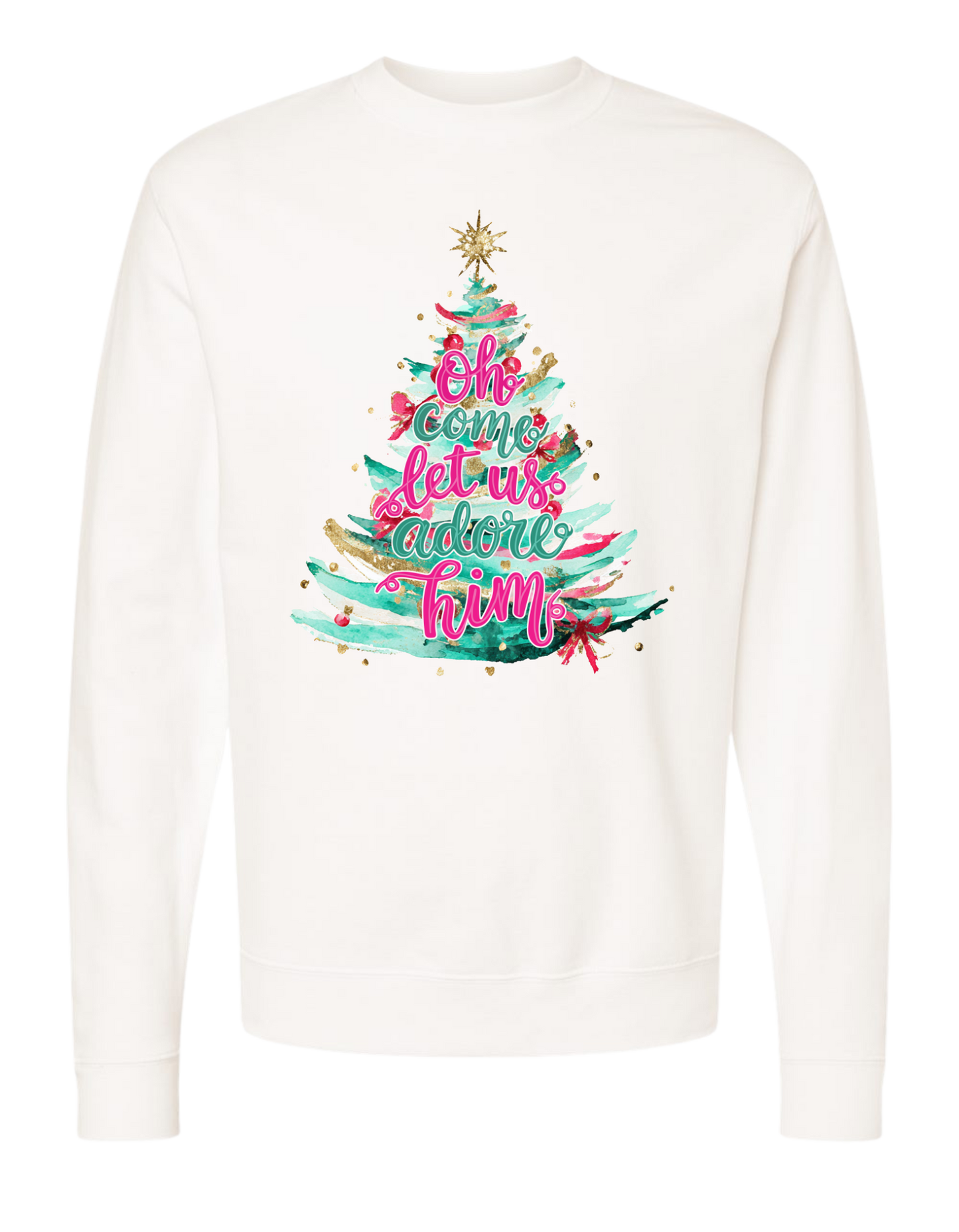 Let Us Adore Him Crewneck