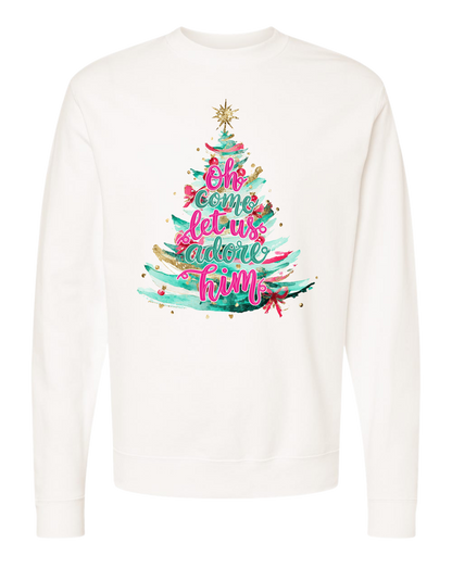 Let Us Adore Him Crewneck