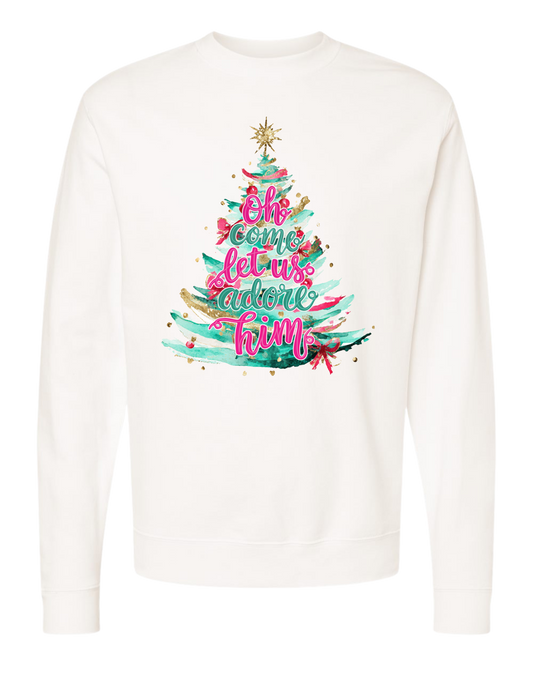 Let Us Adore Him Crewneck