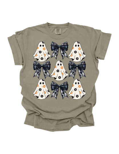 Flowered-Ghost Coquette Comfort Colors T-Shirt