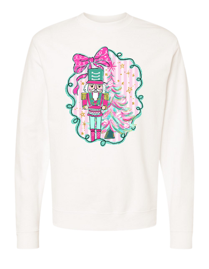 Pink Nutcracker Crewneck