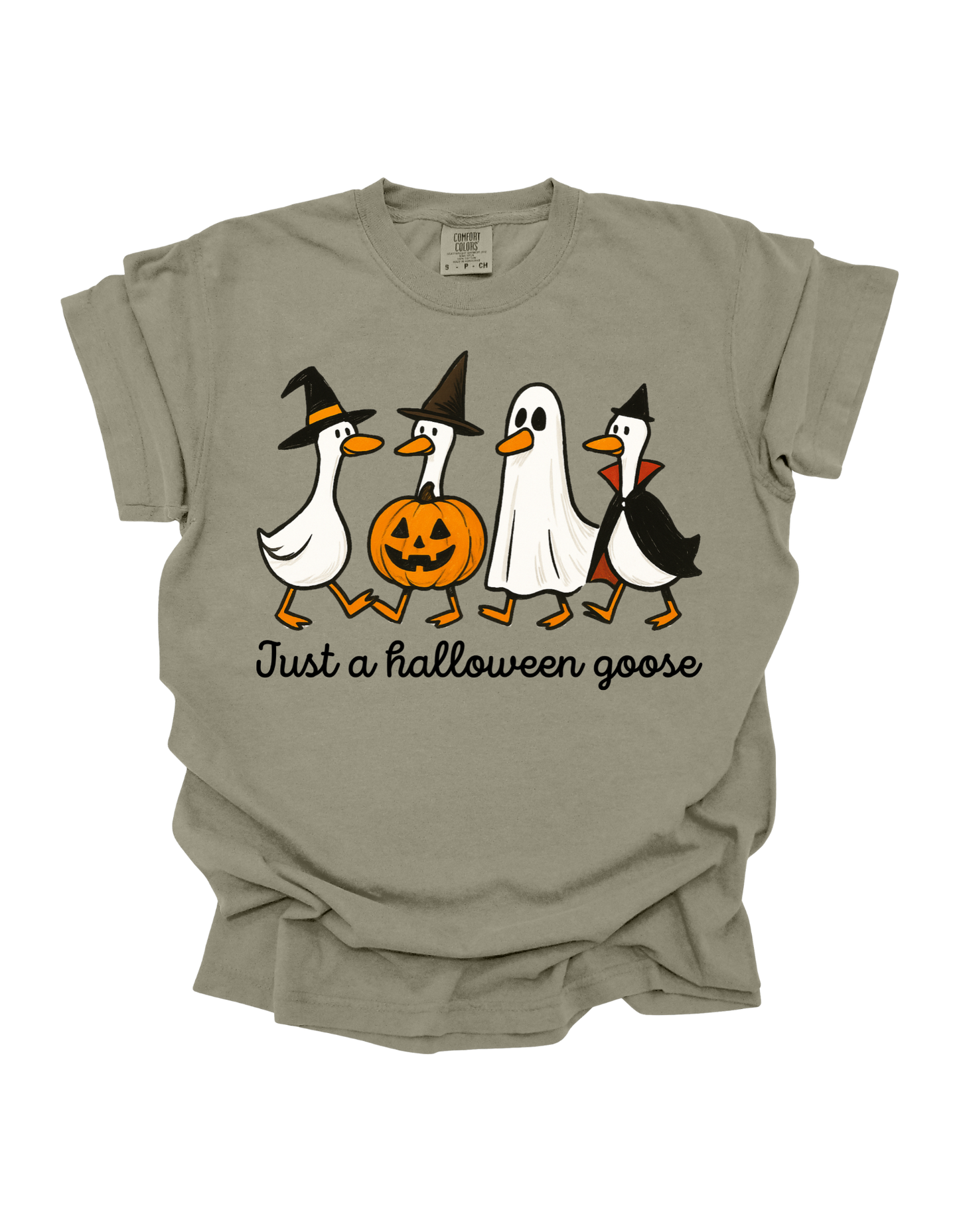 Halloween Geese Comfort Colors T-Shirt