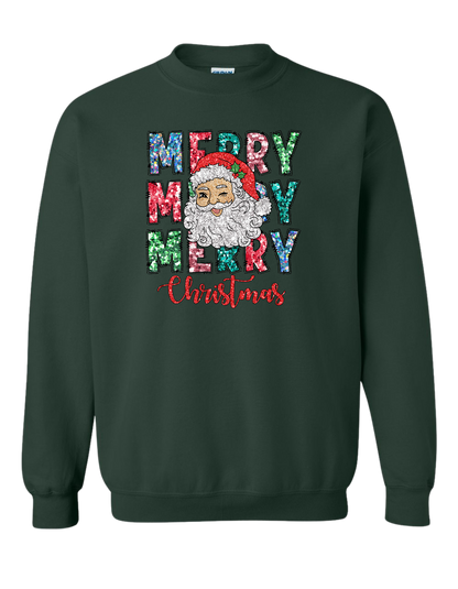 Santa Merry Christmas Crewneck