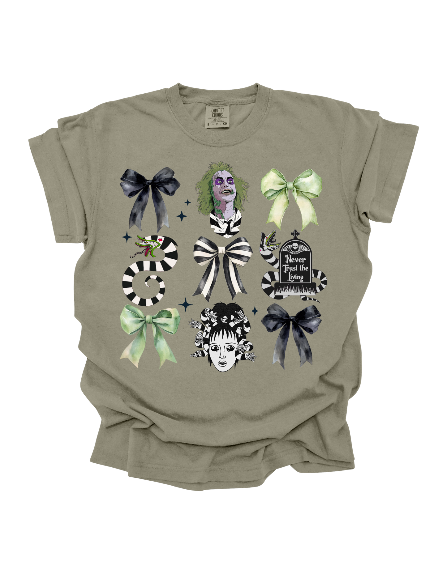 Beetlejuice Bow Coquette Comfort Colors T-Shirt