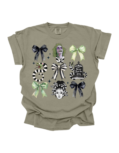 Beetlejuice Bow Coquette Comfort Colors T-Shirt