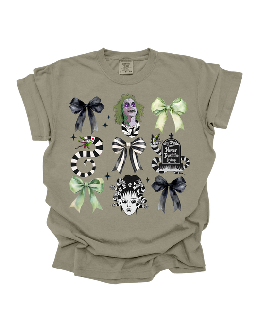 Beetlejuice Bow Coquette Comfort Colors T-Shirt
