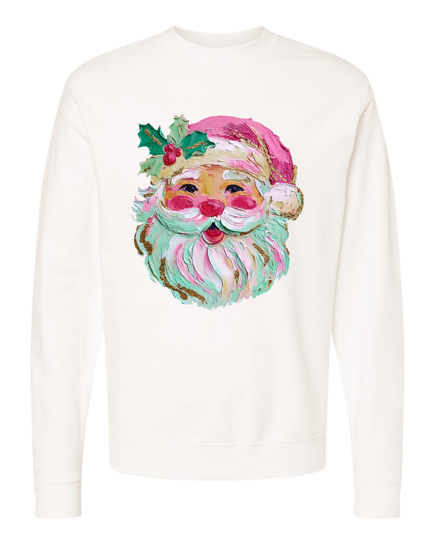 Painted Santa Crewneck