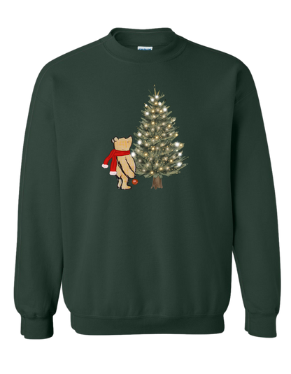 Winnie Christmas Tree Crewneck
