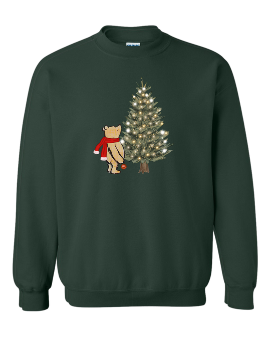 Winnie Christmas Tree Crewneck