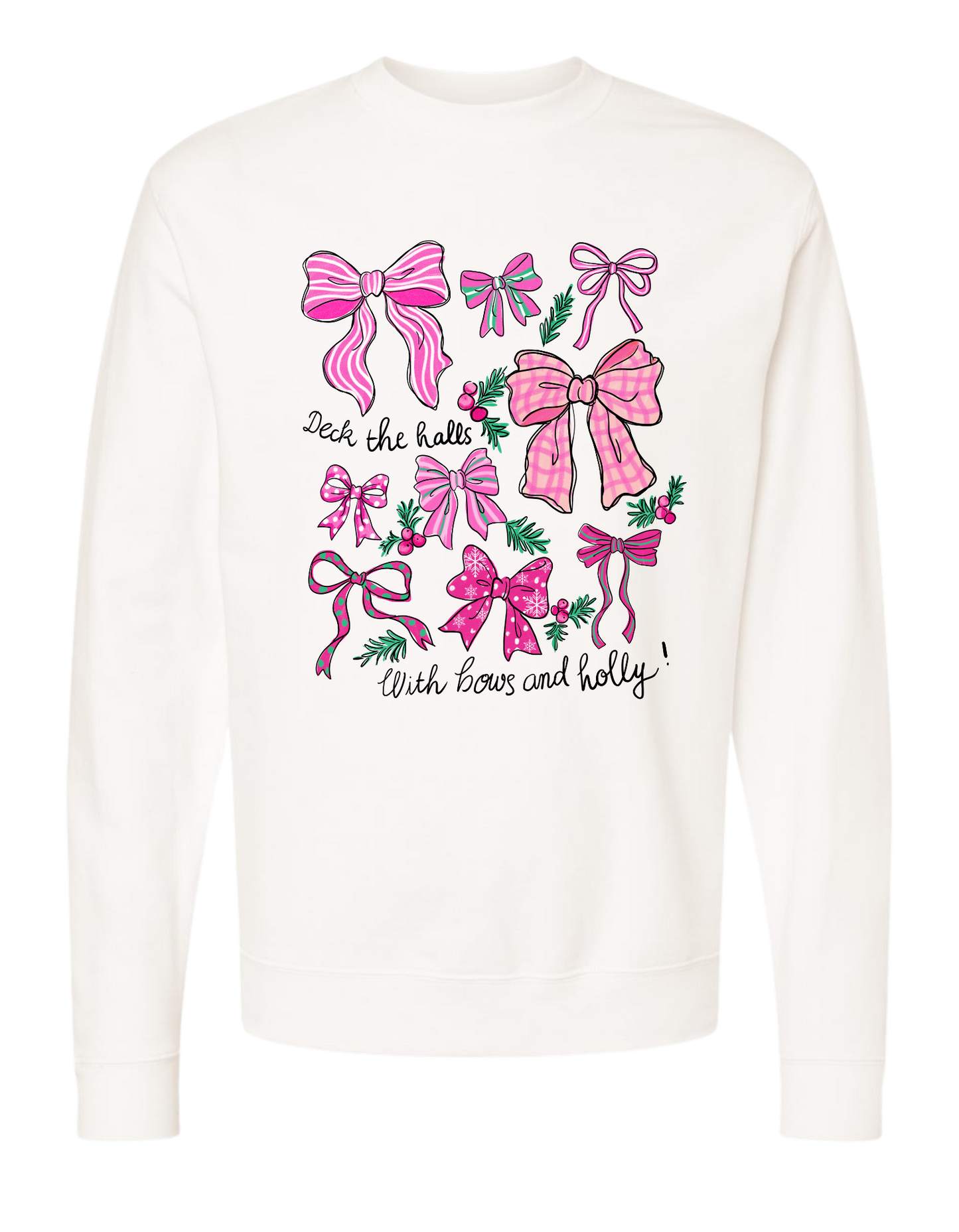 Bows & Holly Crewneck